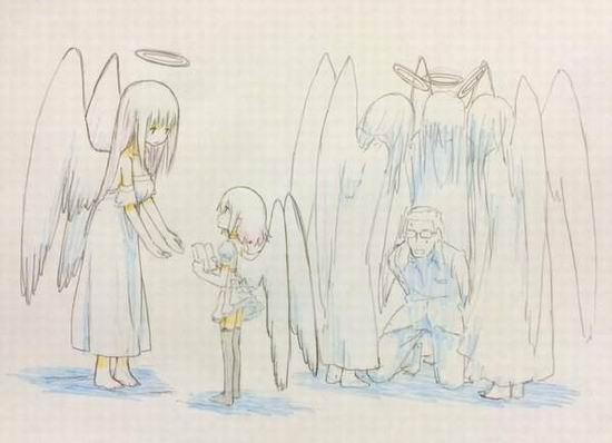 推特话题漫画《天使会飞的理由》究竟当天使还是人类比较好?