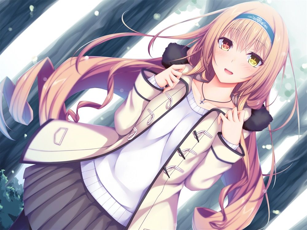 异瞳少女的凝望 桌面壁纸-萌娘资源站