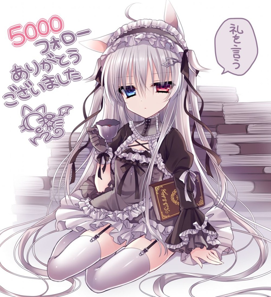 异瞳少女的凝望 桌面壁纸-萌娘资源站