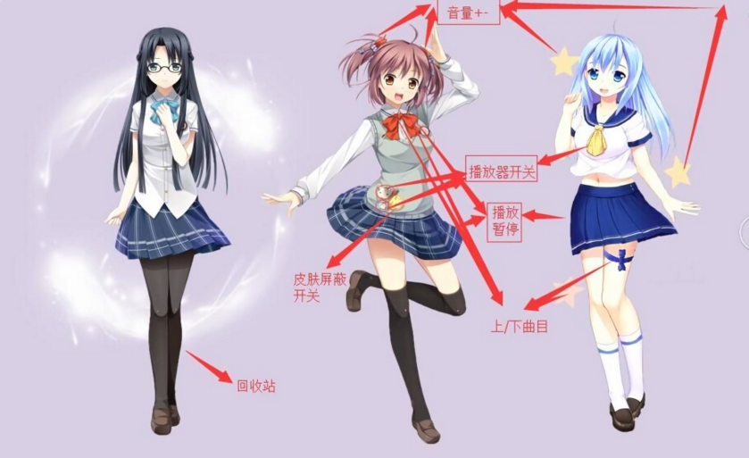 雨滴皮肤 高考恋爱一百天 win7xp 主题-萌娘资