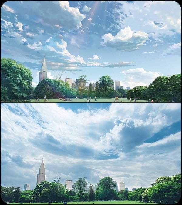 秒速五厘米导演新海诚画功惊人你能分清实景与动画吗
