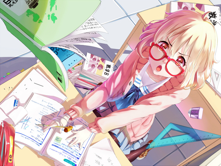 栗山未来の诞辰日,最喜欢戴眼镜的栗山未来同学了