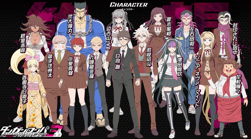 《弹丸论破3》部分声优公布(未来篇和绝望篇)
