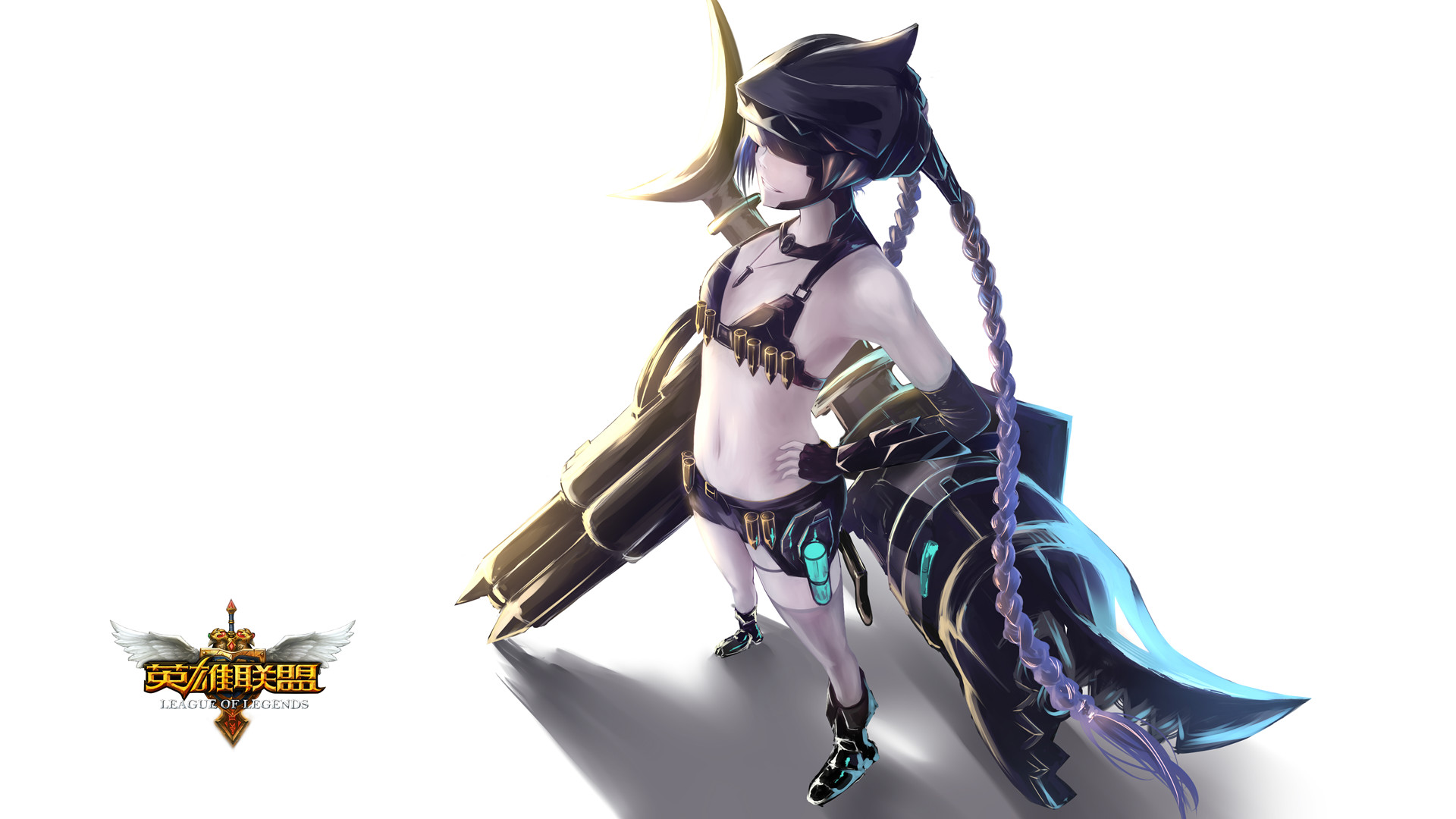 LOL 暴走萝莉 金克斯 图包 第三发