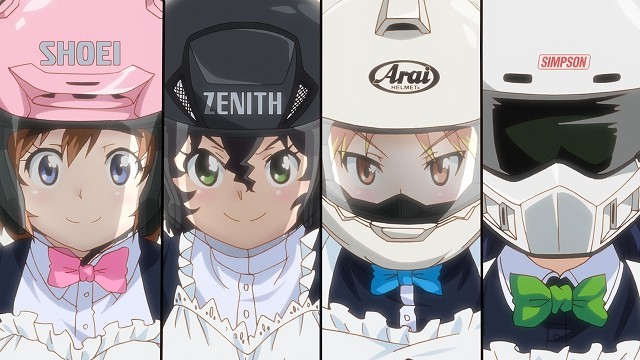 骑摩托车要穿女仆装?《爆音少女》第七话先行图公布