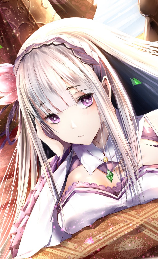 艾米莉娅手机壁纸 从零开始的异世界生活艾米