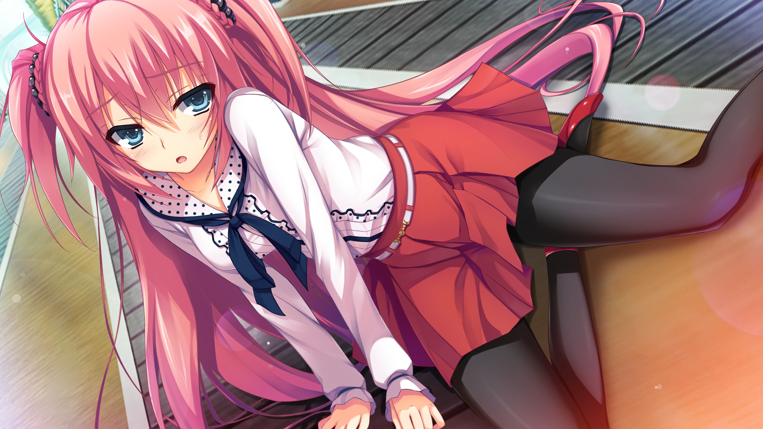 腿控福利 GAL黑丝裤袜美腿CG图包(2)