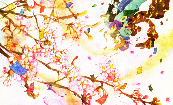 浮世绘画 浓艳江户风怪谈妖怪--《怪化猫》