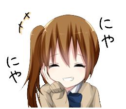 日系,表情包,Everyday girls stickers,下载,可爱