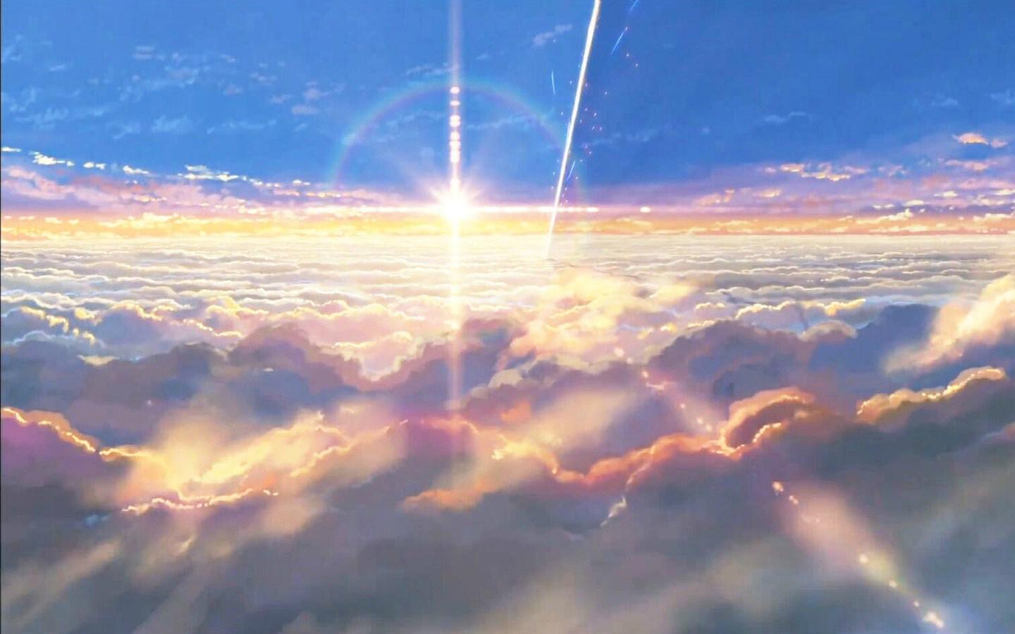 天空,约定之地,阳光,动漫天空