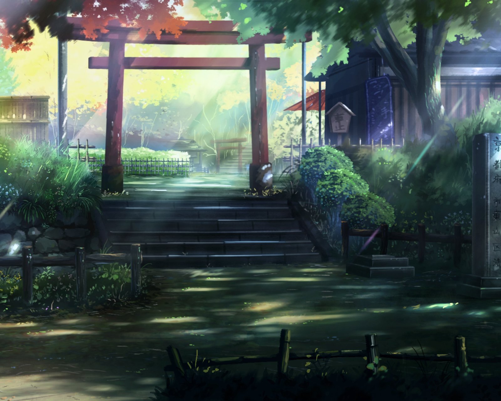 壁纸美作:夏日的神社