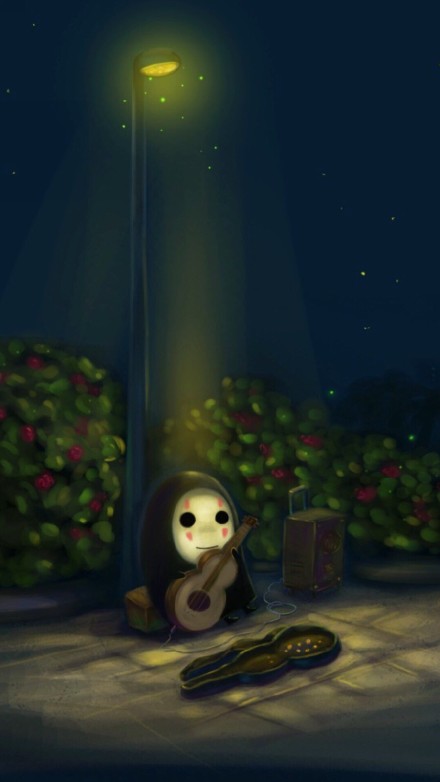 萌萌哒 千与千寻无脸男电脑壁纸手机壁纸(2)