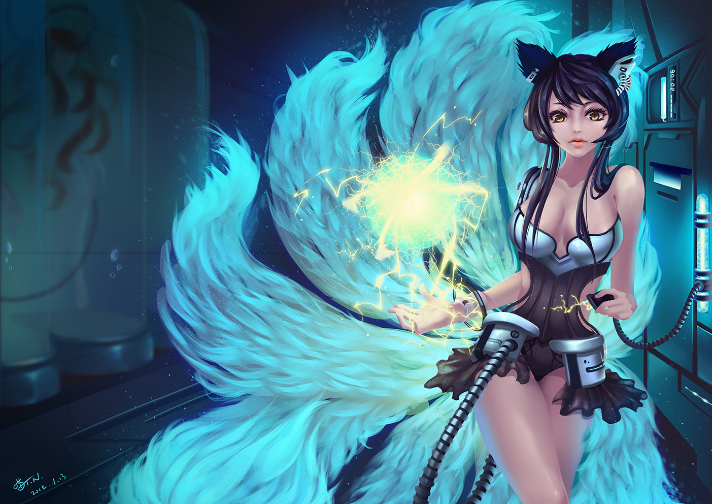 英雄联盟 阿狸 P站精选美图下载