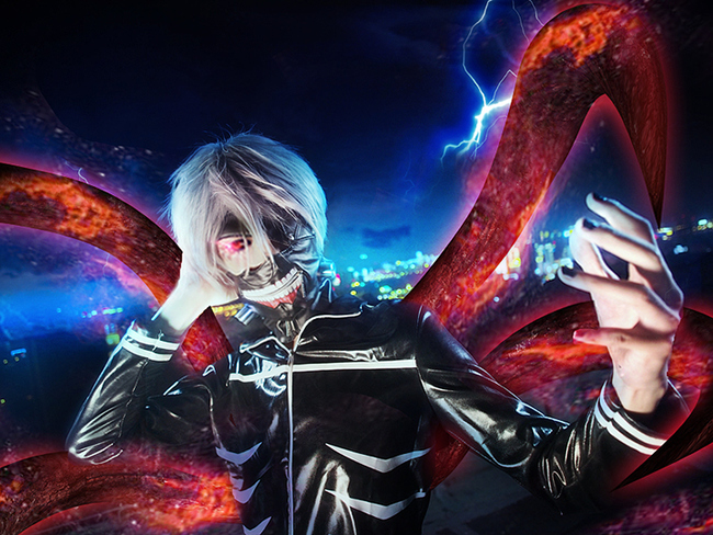 【授权】金木研cos正片 男神请收下我的膝盖!