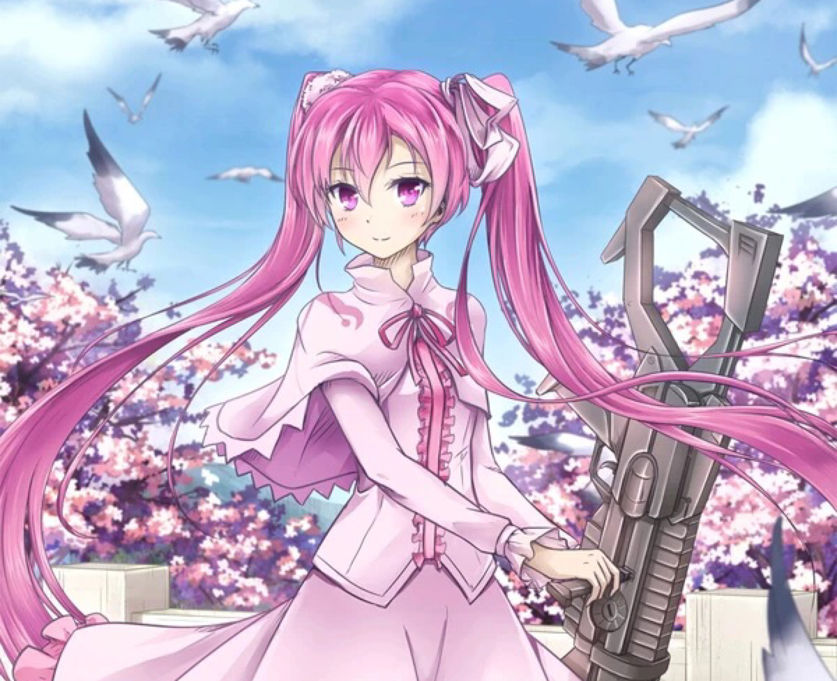 萌萌的粉色配上减龄利器双马尾 粉色双马尾萝