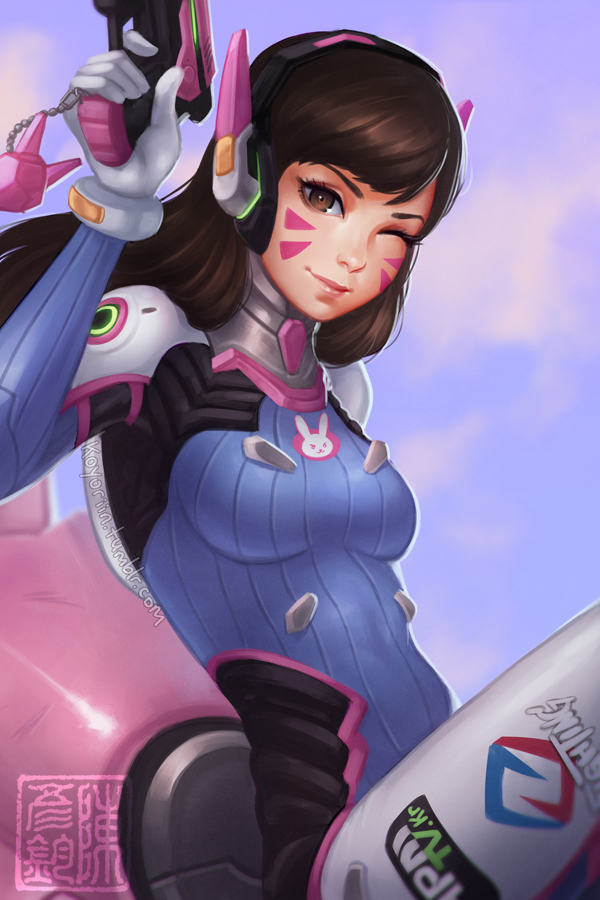 【守望先锋】电竞女皇D.Va 宋荷娜 P站美图收