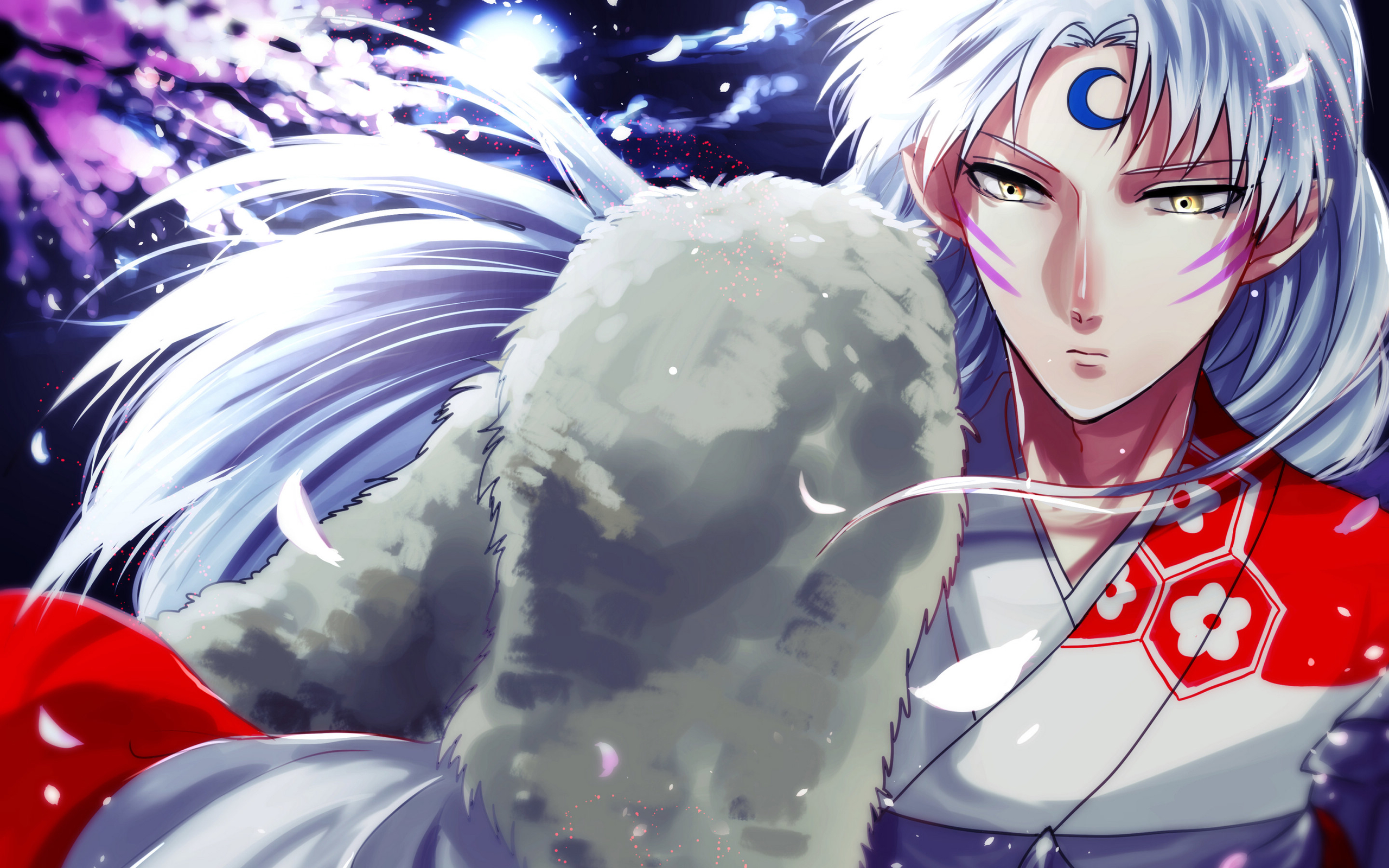 犬妖男神 杀殿 杀生丸桌面壁纸美图