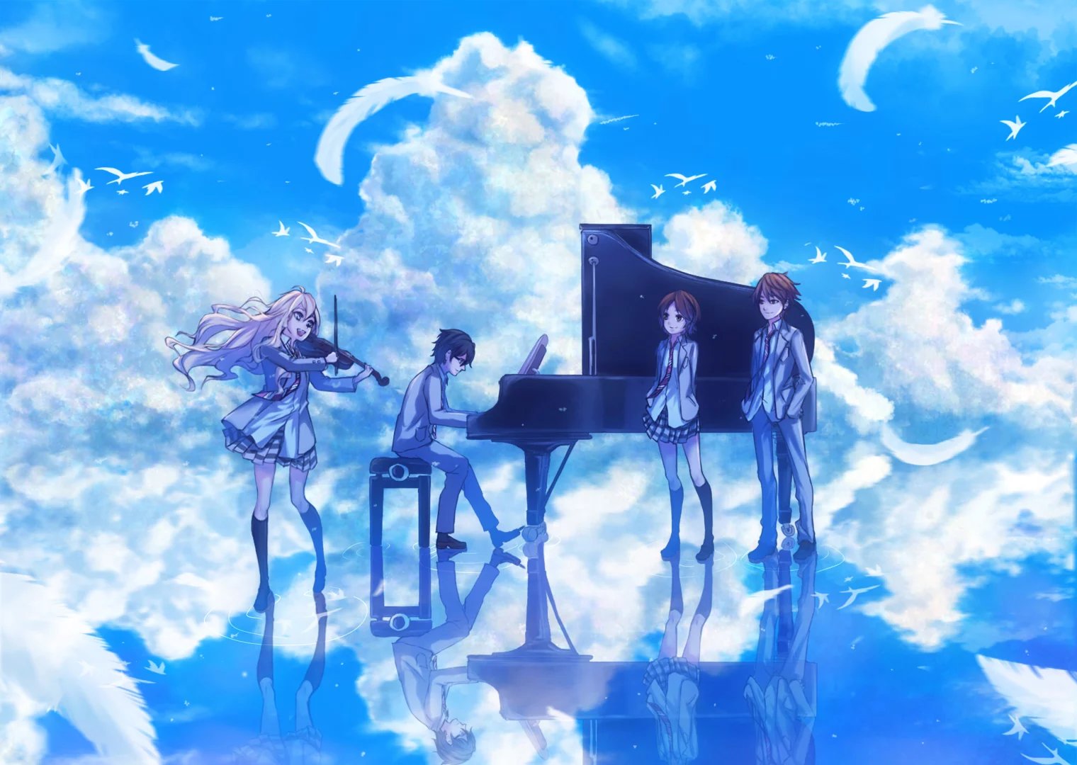 四月是你的谎言P站同人美图