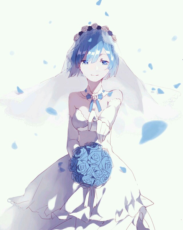 我的蕾姆要嫁人了!婚纱蕾姆同人图集