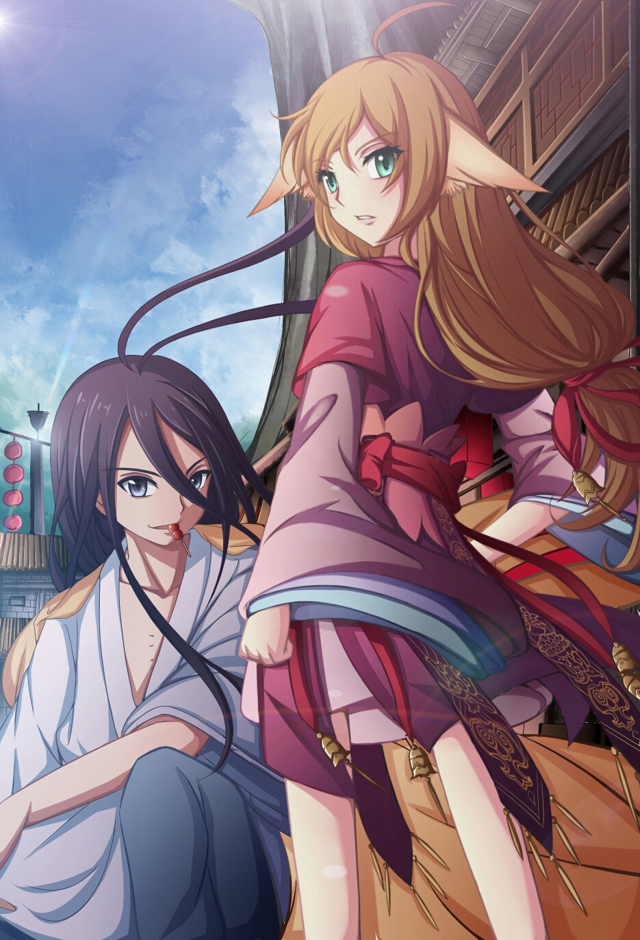 狐妖小红娘,涂山苏苏,舔棒棒糖,输入法皮肤