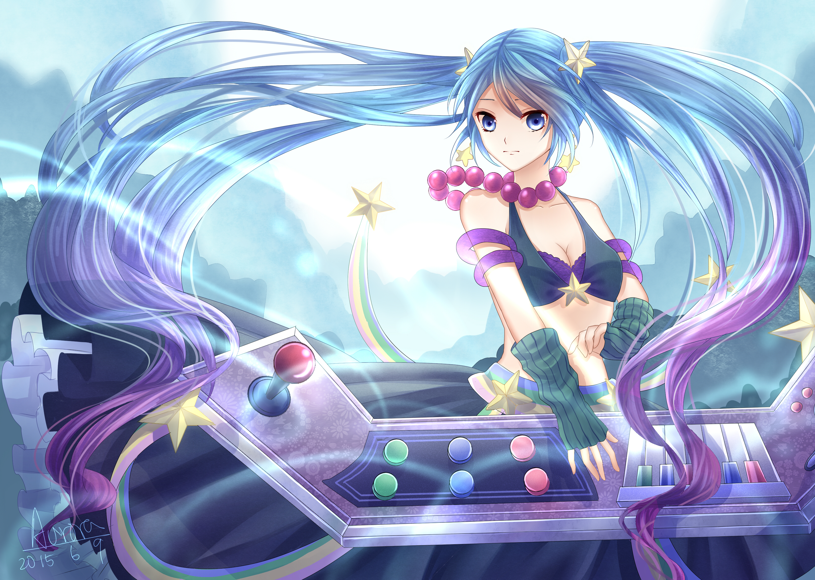 【英雄联盟】琴女娑娜 SONA精美桌面壁纸