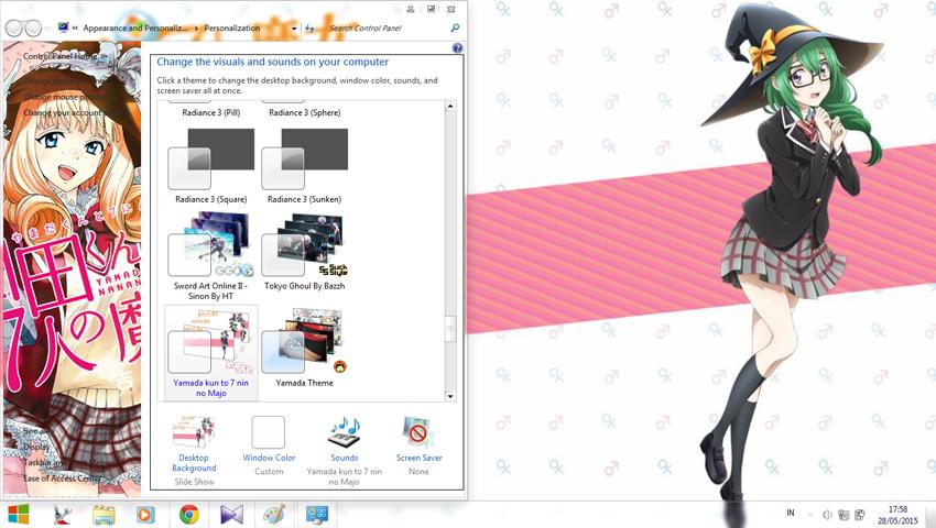 山田君,与7人魔女,win7主题,动漫电脑主题