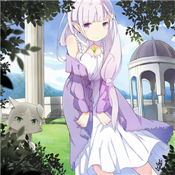 从零开始爱蜜莉雅头像定制 动漫头像下载