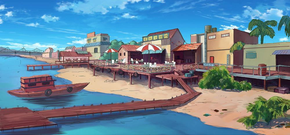 动画片《图腾领域》场景设计原画曝光