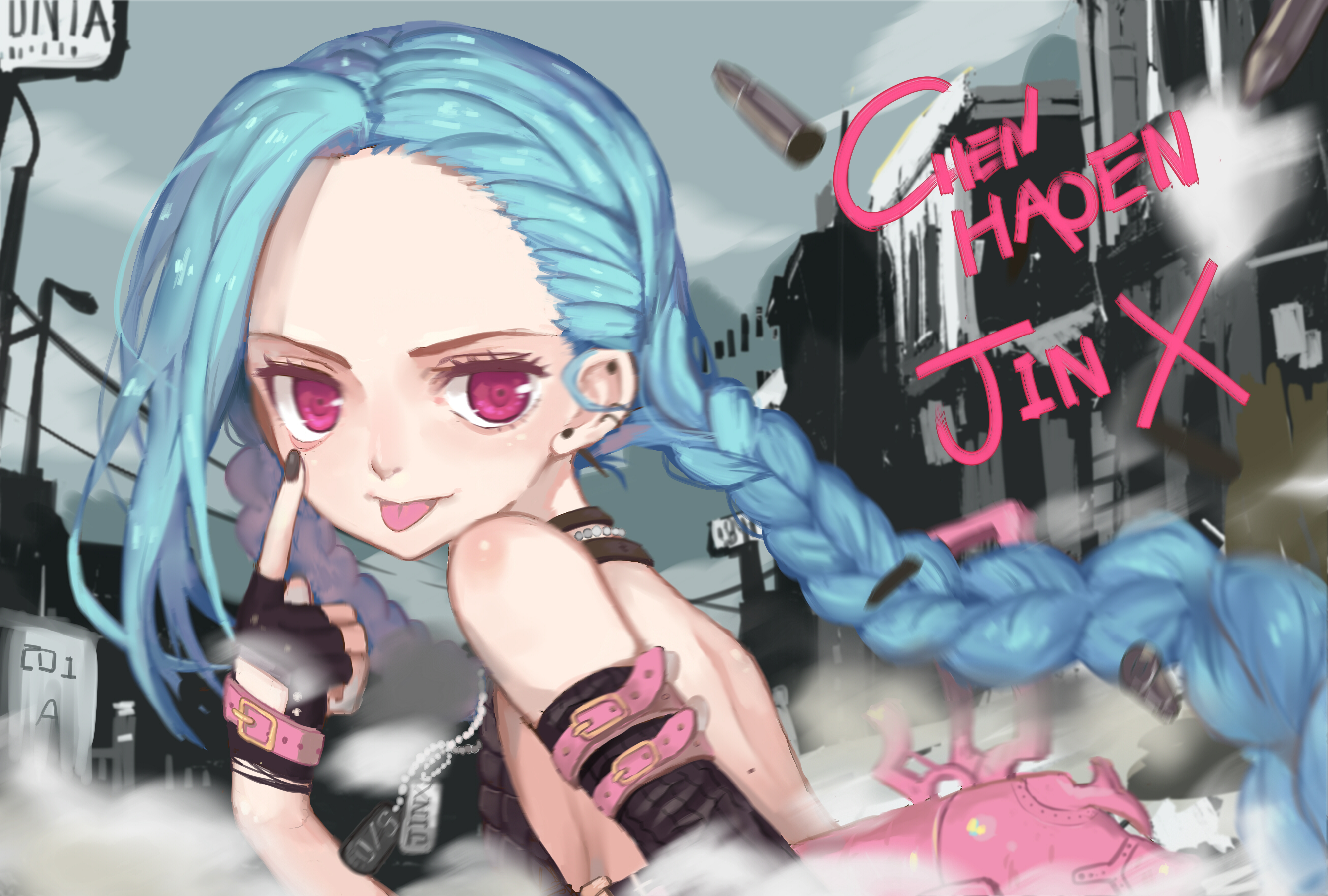 规则 就是用来打破的 JinX桌面壁纸