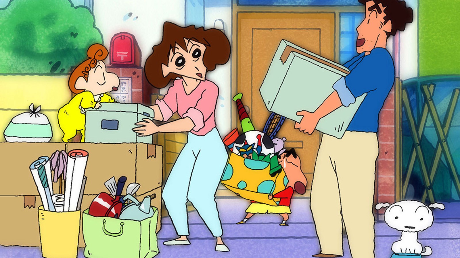 大象~大象~大象~蜡笔小新 电脑高清壁纸下载(