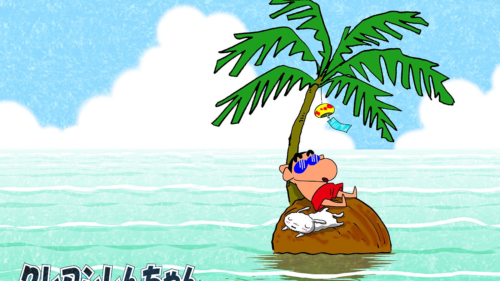 大象~大象~大象~蜡笔小新 电脑高清壁纸下载(