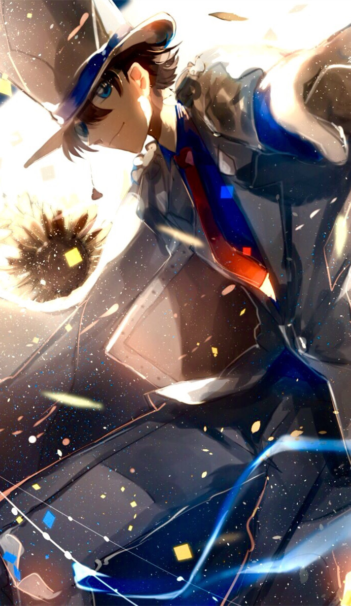 月光下的纯白身影 怪盗基德 安卓手机主题下载