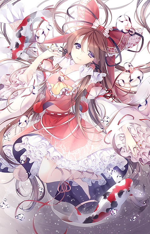 东方Project 神秘的巫女 博丽灵梦手机壁纸图集(2)