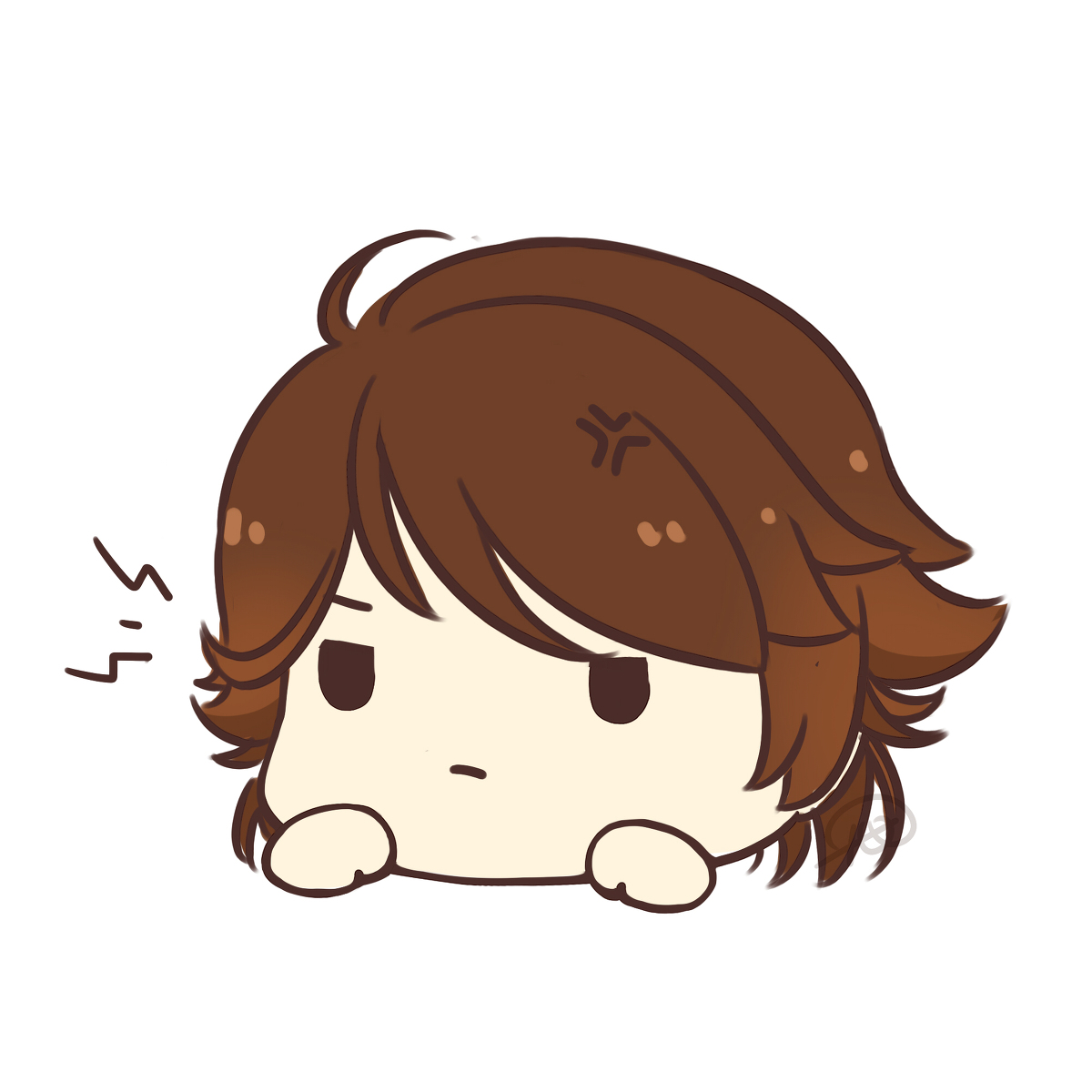 馒头酱下雨不打伞 呆萌QQ头像 下载(4)