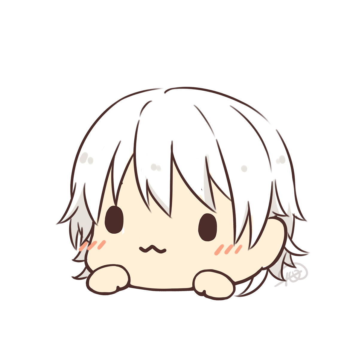 馒头酱下雨不打伞 呆萌QQ头像 下载(5)