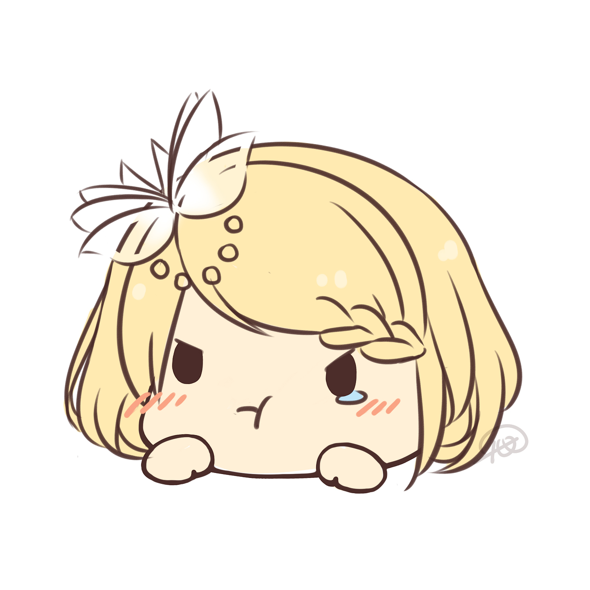 馒头酱下雨不打伞 呆萌QQ头像 下载(5)