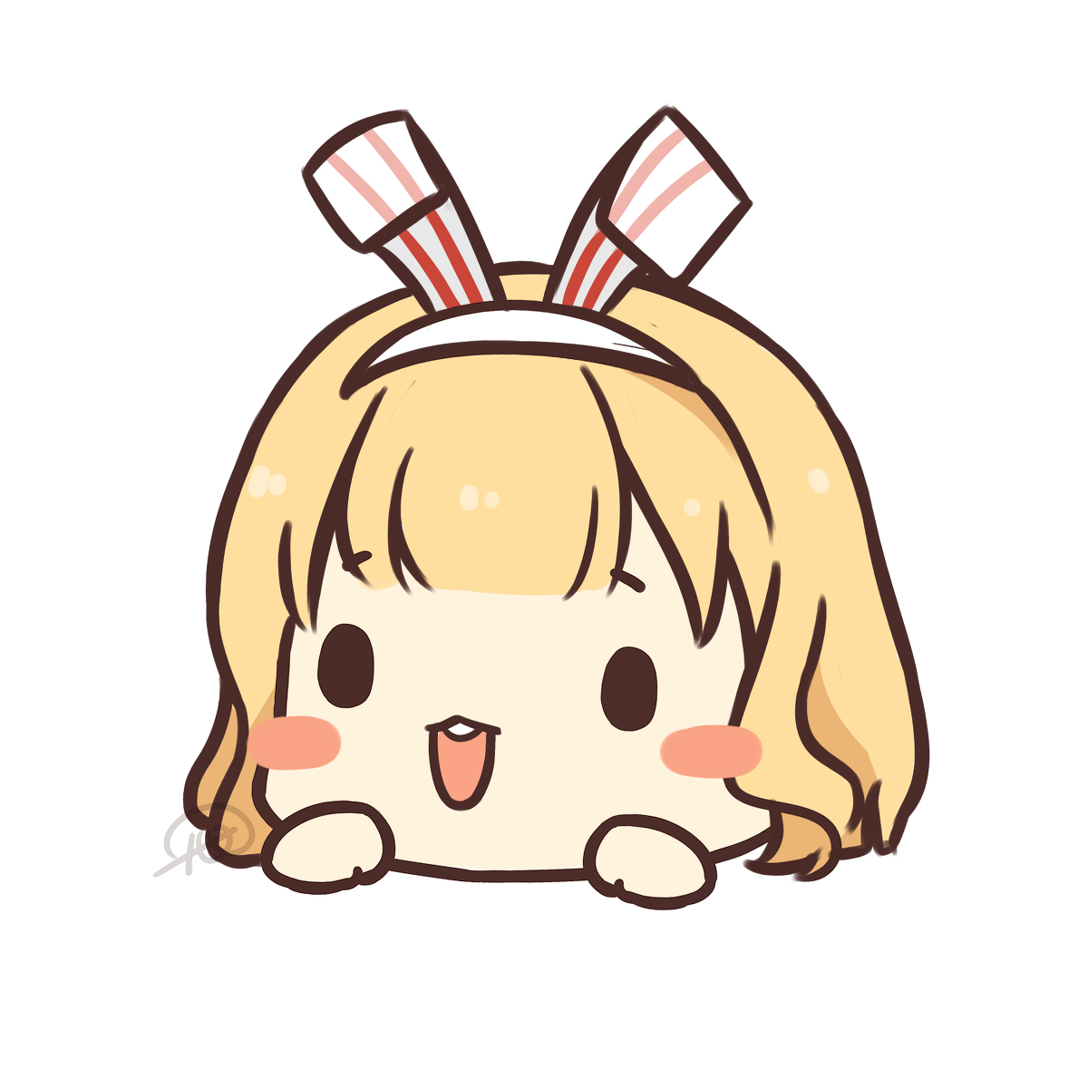 馒头酱下雨不打伞 呆萌QQ头像 下载(5)