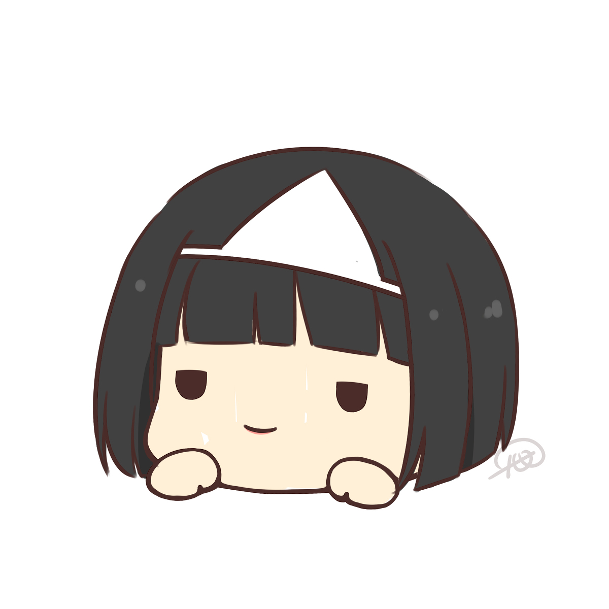 馒头酱下雨不打伞 呆萌QQ头像 下载(5)