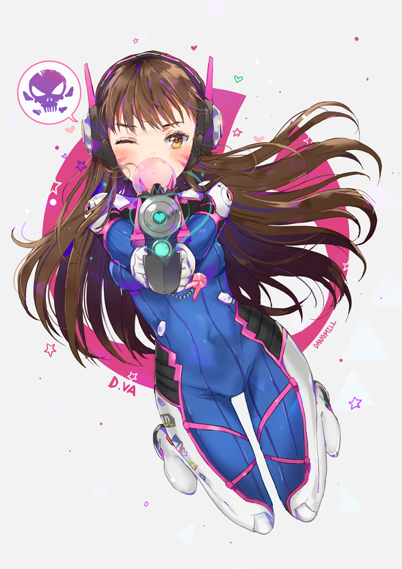守望先锋 D.Va 宋哈娜 动漫游戏手机壁纸下载