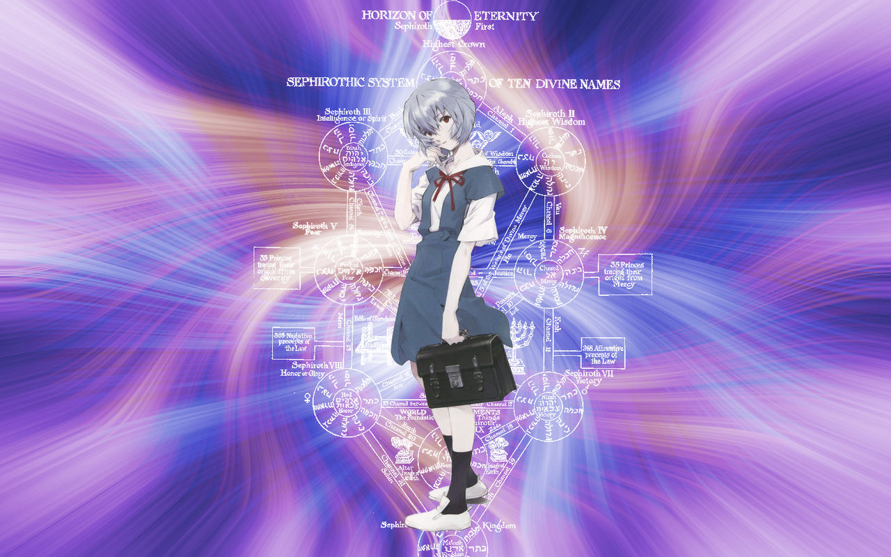 新世界福音战士 三无少女 绫波丽 动漫电脑壁纸