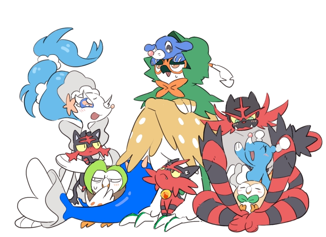 pokemon,精灵宝可梦,日月,太阳月亮,本子,羁绊网,P站,本子图