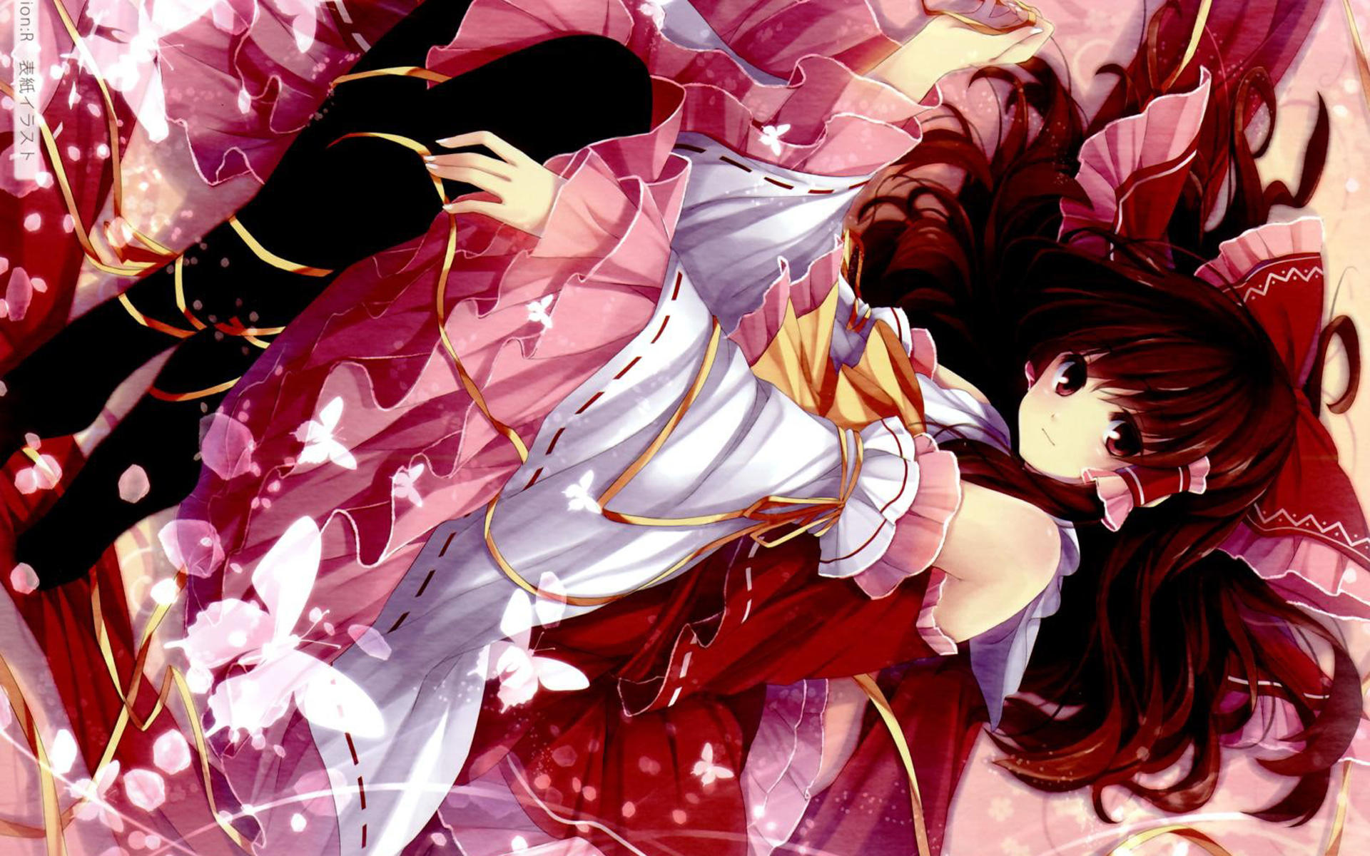 红白巫女《东方project》博丽灵梦桌面壁纸下载