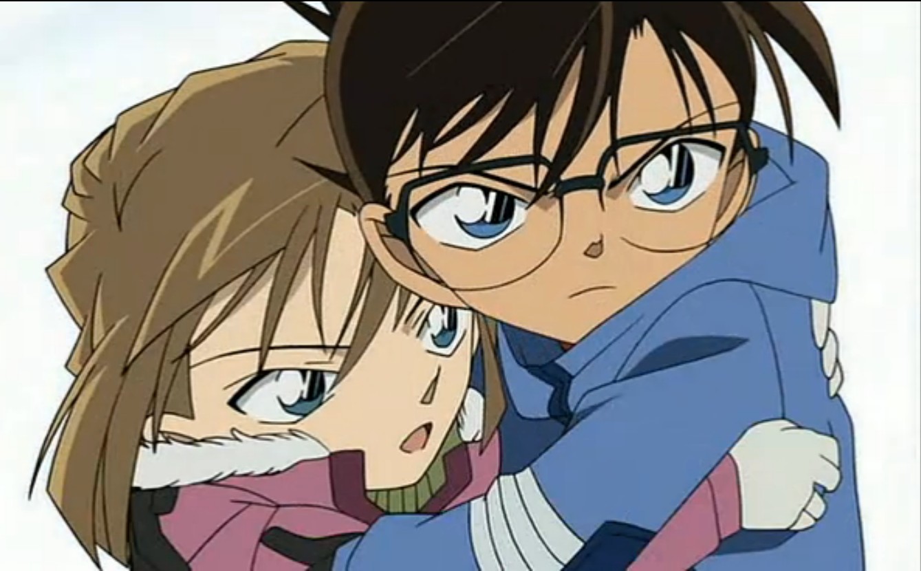 名侦探柯南 江户川柯南&灰原哀 动漫电脑壁纸下载