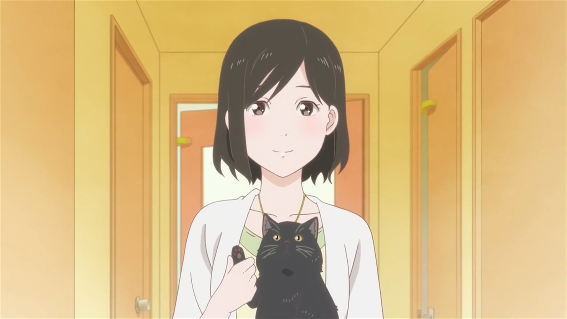 新海诚 她和她的猫唯美人物剧照 动漫电脑壁纸