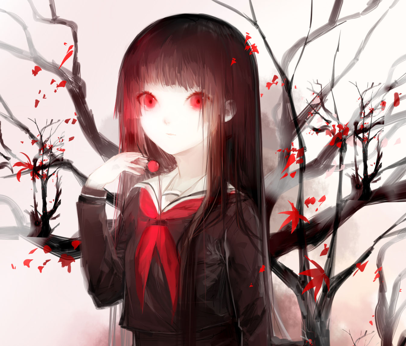 地狱少女阎魔爱 手机壁纸萌图经典语录下载(3