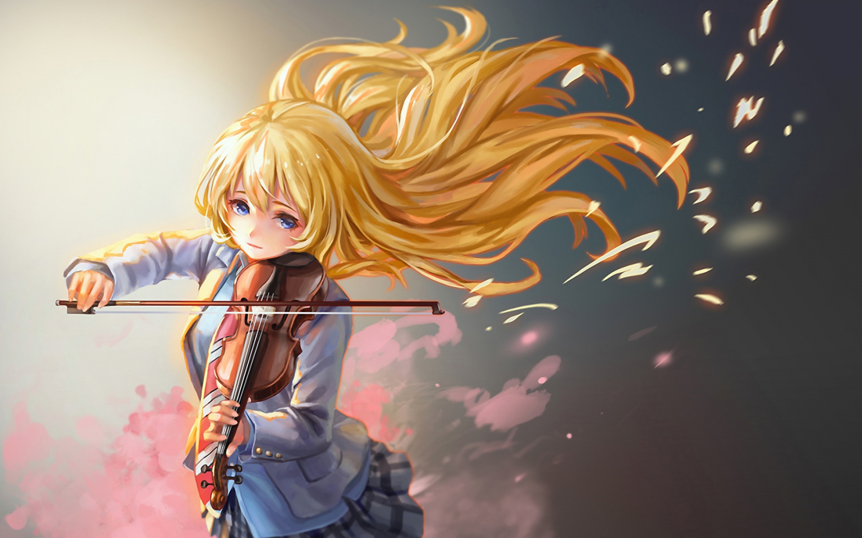 相遇的春天 四月是你的谎言 宫园熏电脑壁纸(2