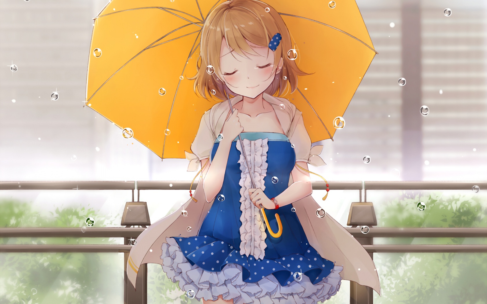 害羞的偶像 lovelive小泉花阳电脑壁纸(3)