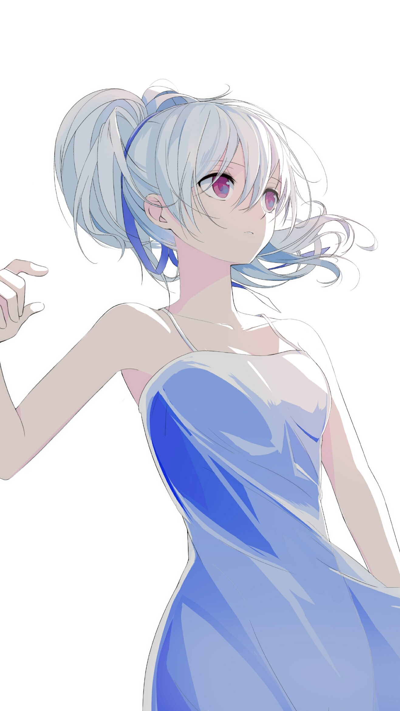 面带微笑的二次元美少女手机壁纸_动漫新闻_