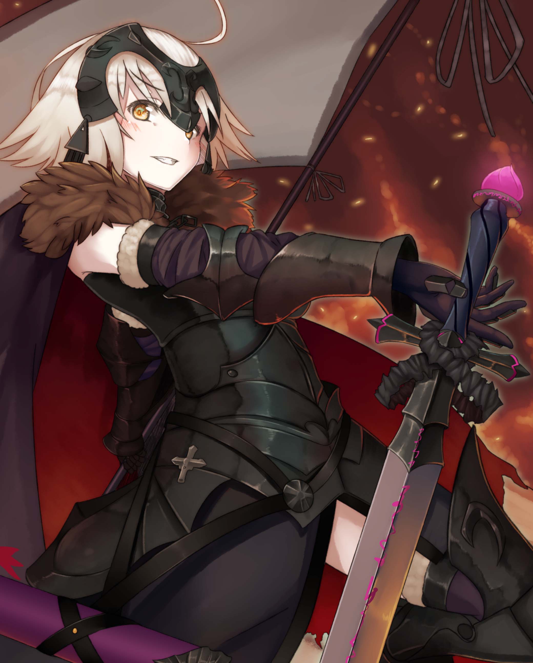 FGO Avenger 黑贞德·Alter 精选手机壁纸合集