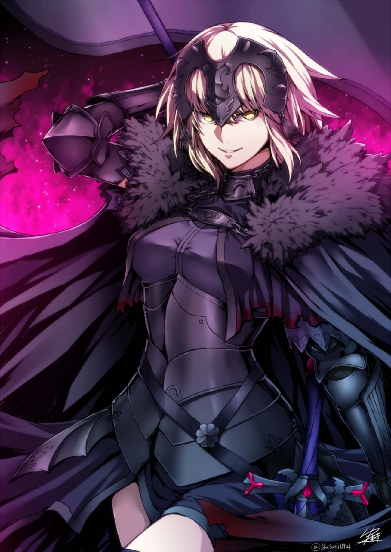 FGO Avenger 黑贞德·Alter 精选手机壁纸合集 fate 福利图片